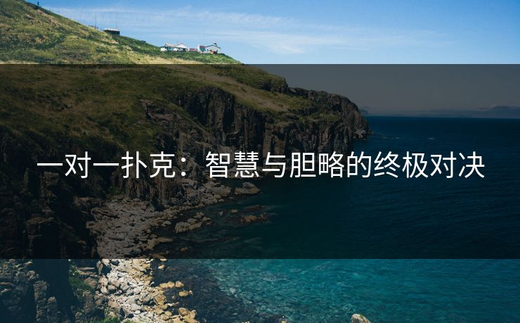 一对一扑克:智慧与胆略的终极对决 一对一扑克:智慧与胆略的终极对决